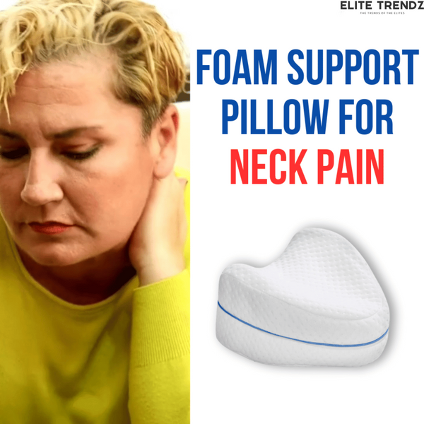 Elite Memory Foam Leg Cushion For Neck Pain Relief