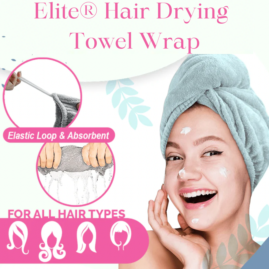 Elite® Magic Instant Dry Hair Towel :Your Shortcut to Gorgeous, Ready-to-Go Hair!