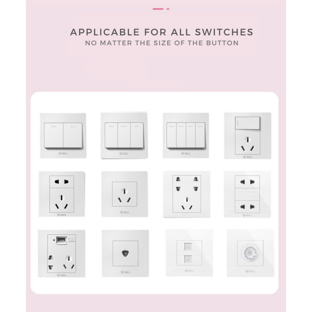 Elite™️ Creative Switch Board Stickers- Set Of 12 Different Designs: Suitable For All Sizes of Switches and Switch Boards