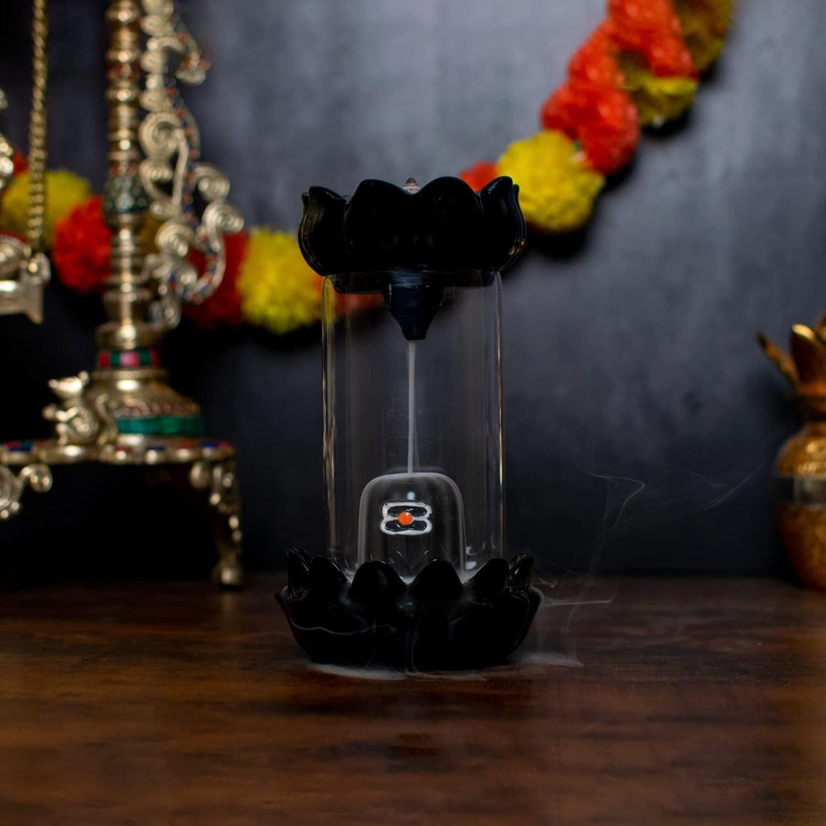 🕉️ Shiva Linga Smoke Fountain 🕉️ :Invite Prosperity and Peace into Your Life- Free 30 Back Flow Incense Cones