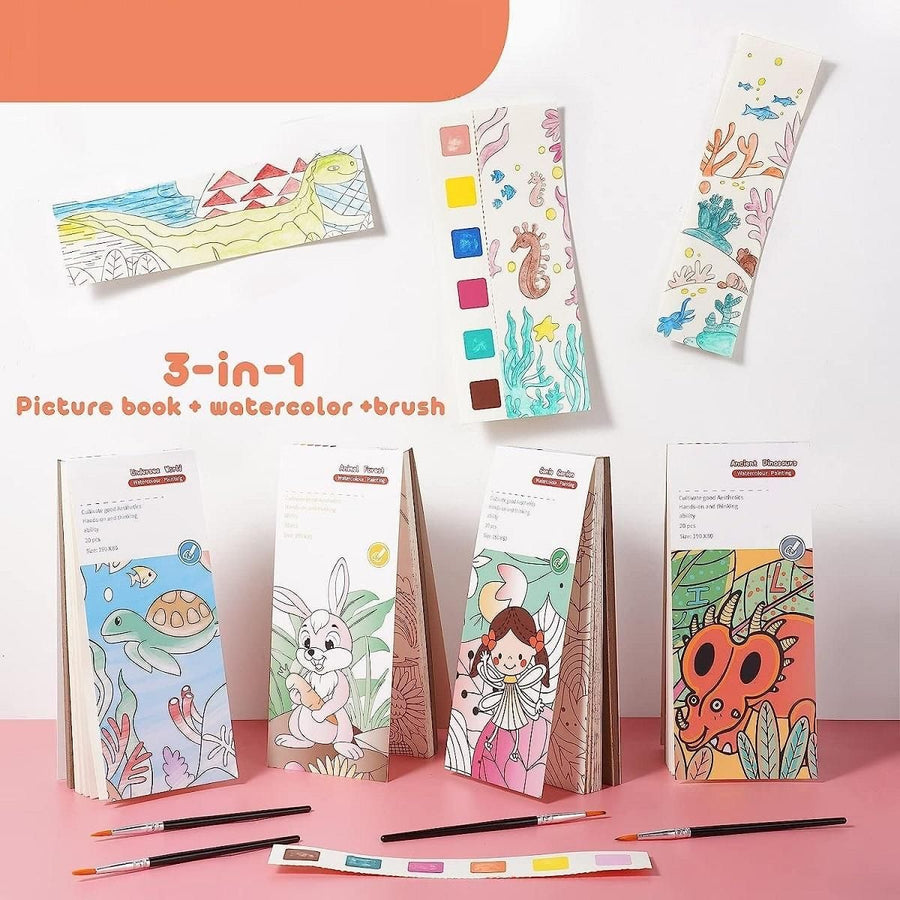 Pocket Watercolor Painting Book: Keep Your Child Away From Harmful Mobile Devices (BUY 1 GET 1 FREE)