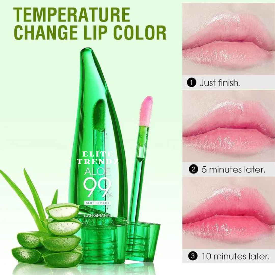 Herbal Pure Aloe Vera Nutritious Pink Lip Gloss:Luxurious Hydration With Ayurvedic Lip Gloss