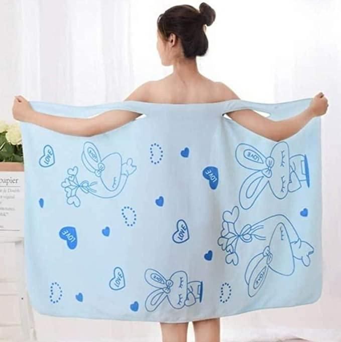 Microfiber Wearable Magic Bath Towel For Women (Pack of 2)