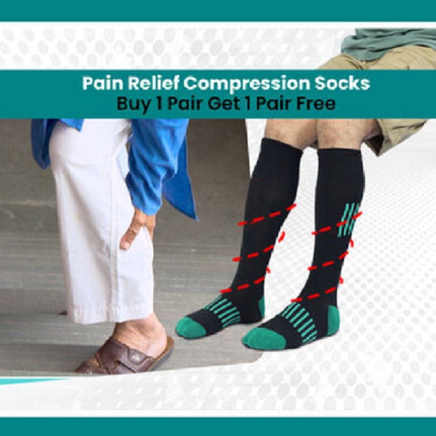 Fidato Pain Relief Compression Socks - Buy 1 Pair Get 1 Pair