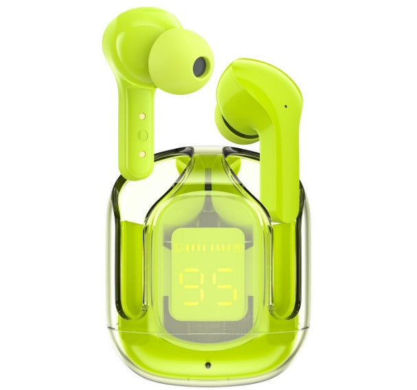 Elite Portable LED Display Clear Sound Wireless Earbuds: The Most Luxurious Earbuds- 2 Year Warranty