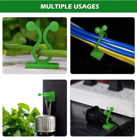 Multifunctional 3-IN-1 Plant Climbing Clips For Home, Garden & Office